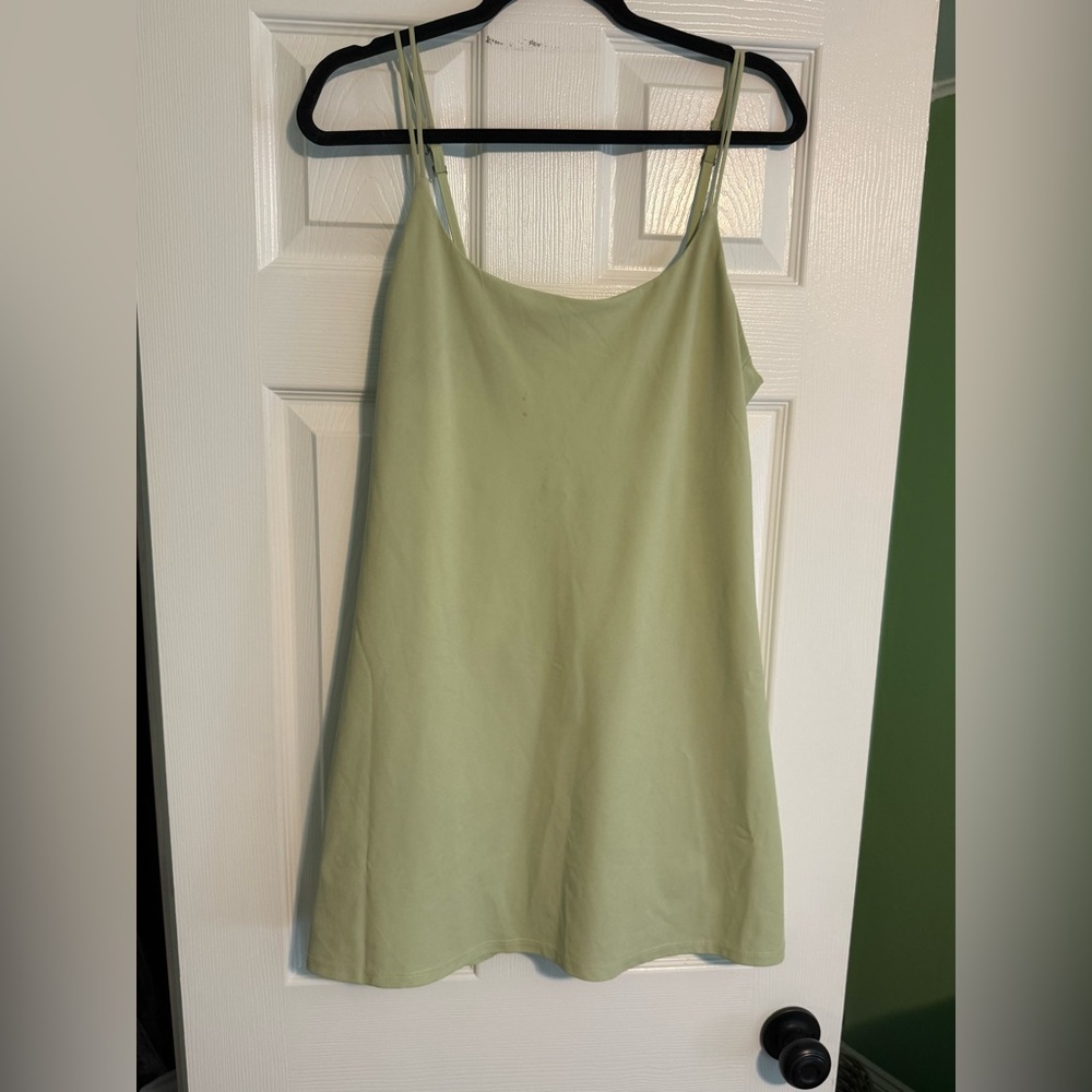 Abercrombie & Fitch - Traveler Mini Dress -  Light Green - size M Tall